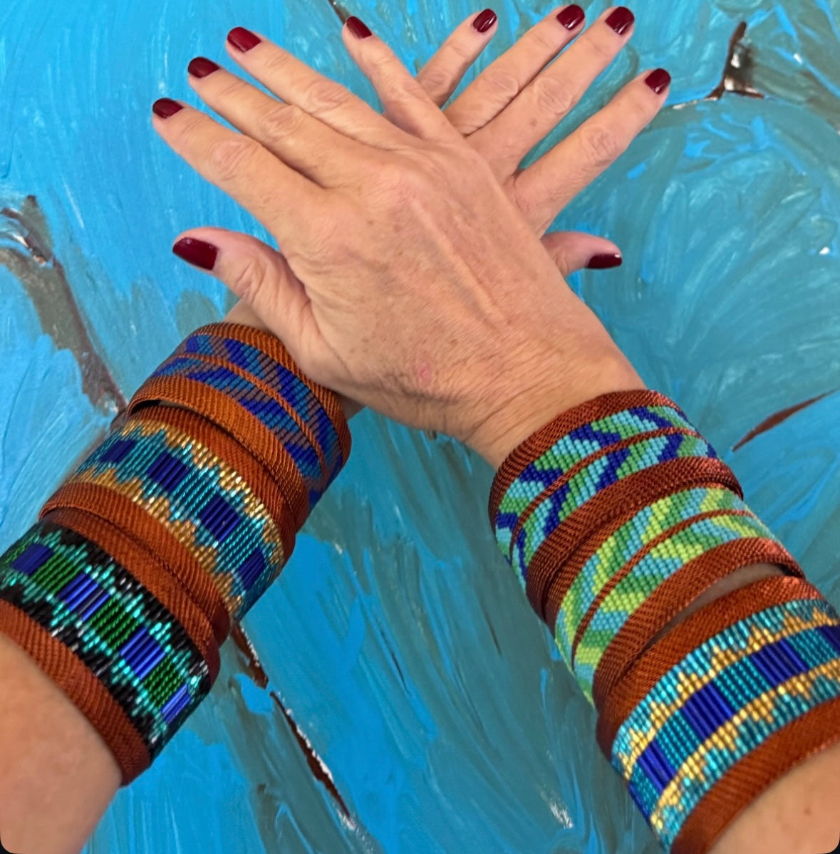 Beaded Bangles